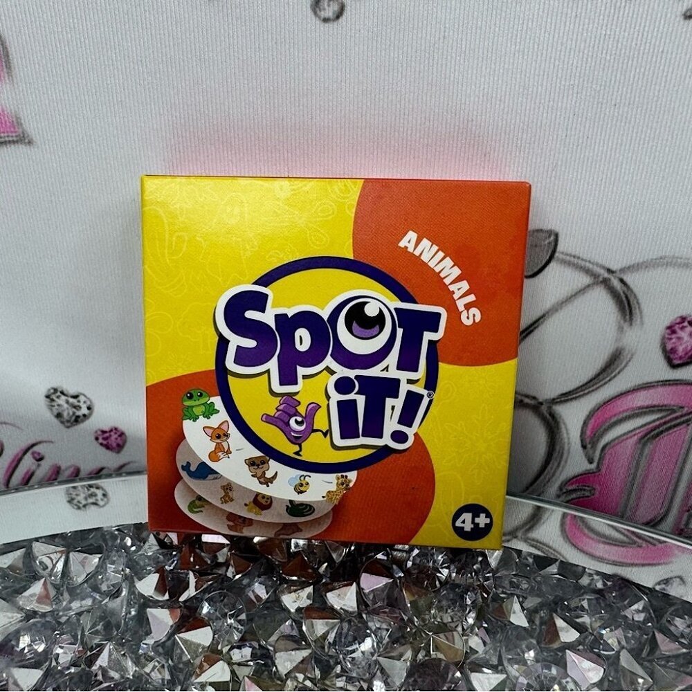 McDonald’s spot it Animals Card Game - Yellow and Orange